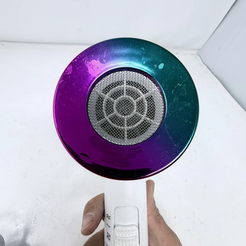 Solia SD-DPWT Professional Compact Hair Dryer 1200W White Chrome Holographic